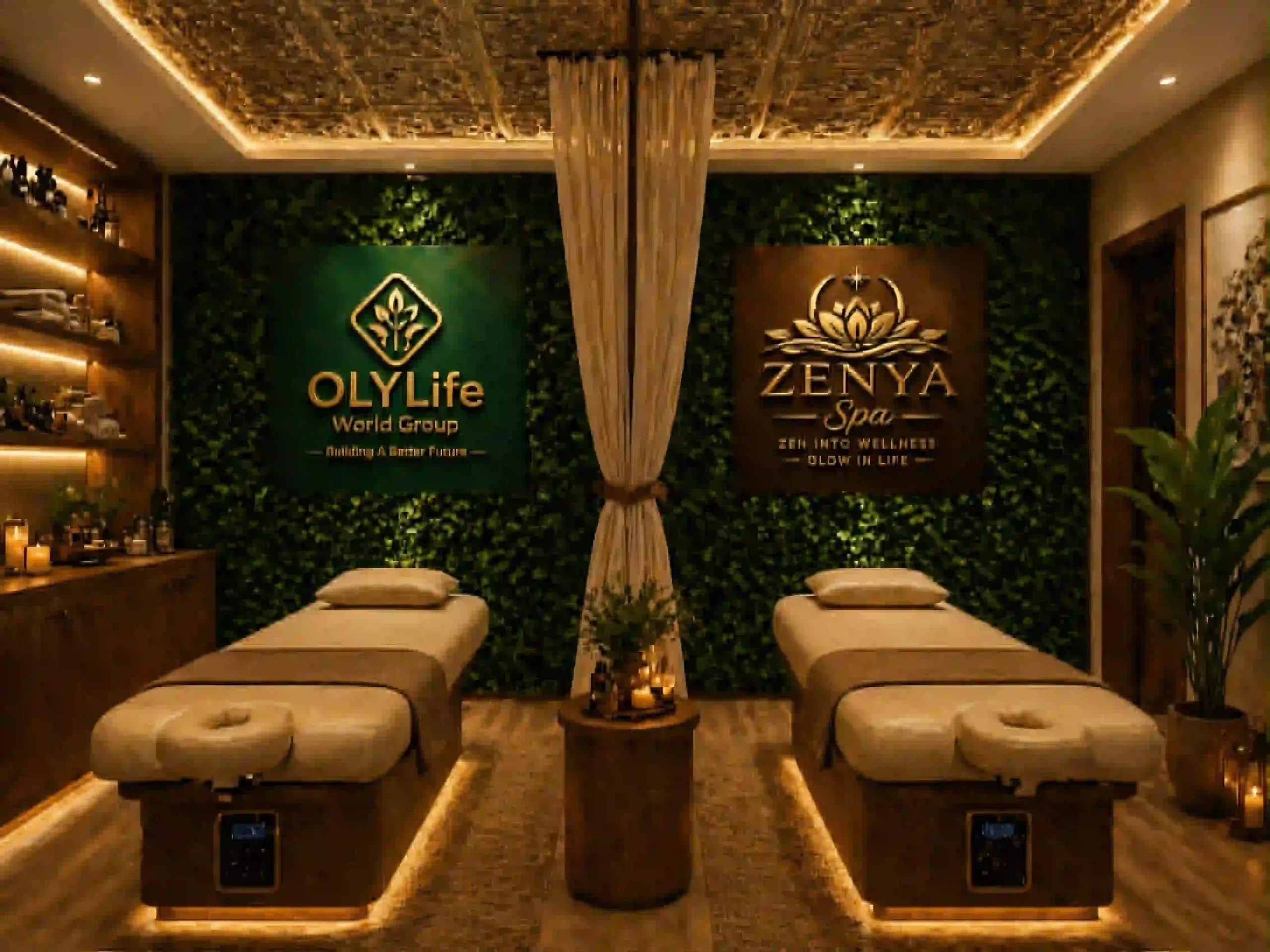 Professional head spa treatment at ZENYA with PEMF therapy